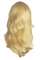 long, light blond, step cut wig