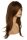 light brown wig with bangs, length 46 cm