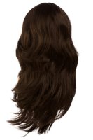 long chocolate brown wig