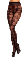 fine tights with pattern to size 58