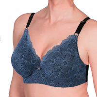 Transwonder bra with lace ocean